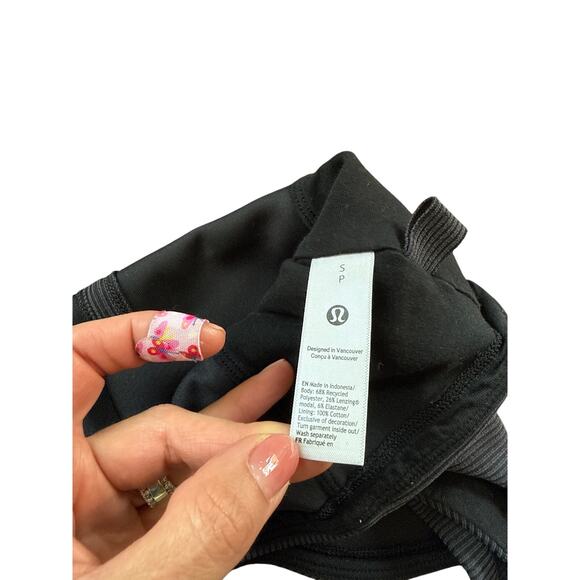 Lululemon Ribbed Softstreme Sweetheart Tank Top Black Size Small - Picture 7 of 8